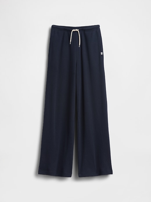 Image number 2 showing, Kids Waffle Relaxed Easy Wide-Leg Pants