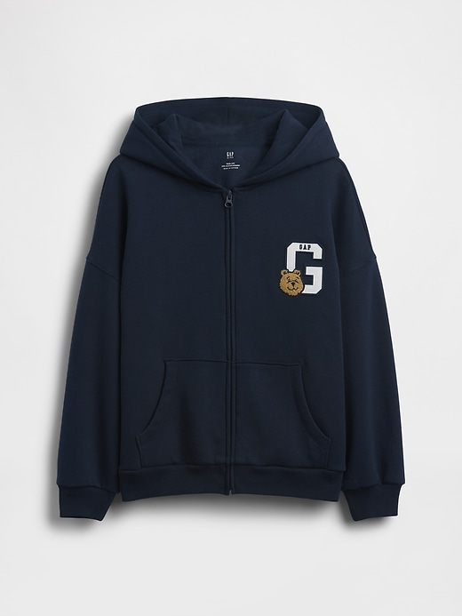 Image number 2 showing, Kids VintageSoft Oversized Zip Hoodie