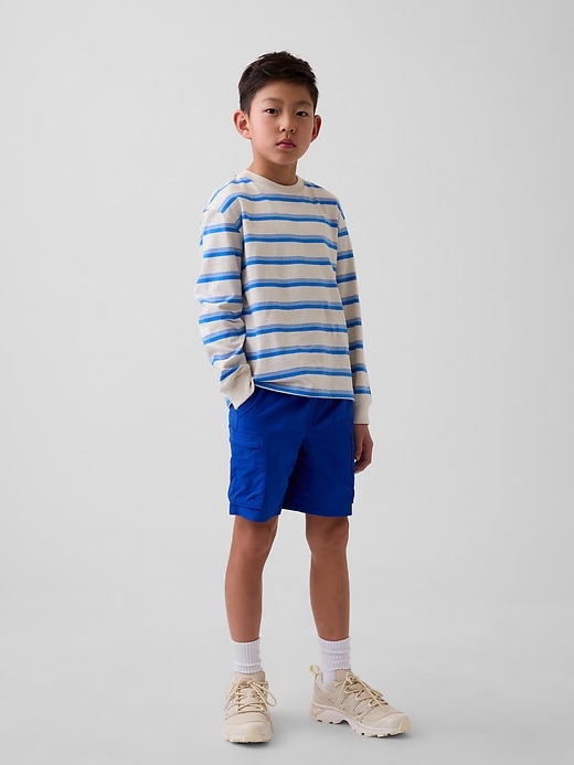 Image number 1 showing, Kids Relaxed Quick-Dry Cargo Shorts