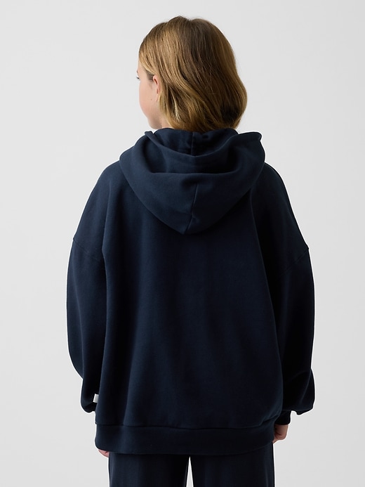 Image number 3 showing, Kids VintageSoft Oversized Zip Hoodie