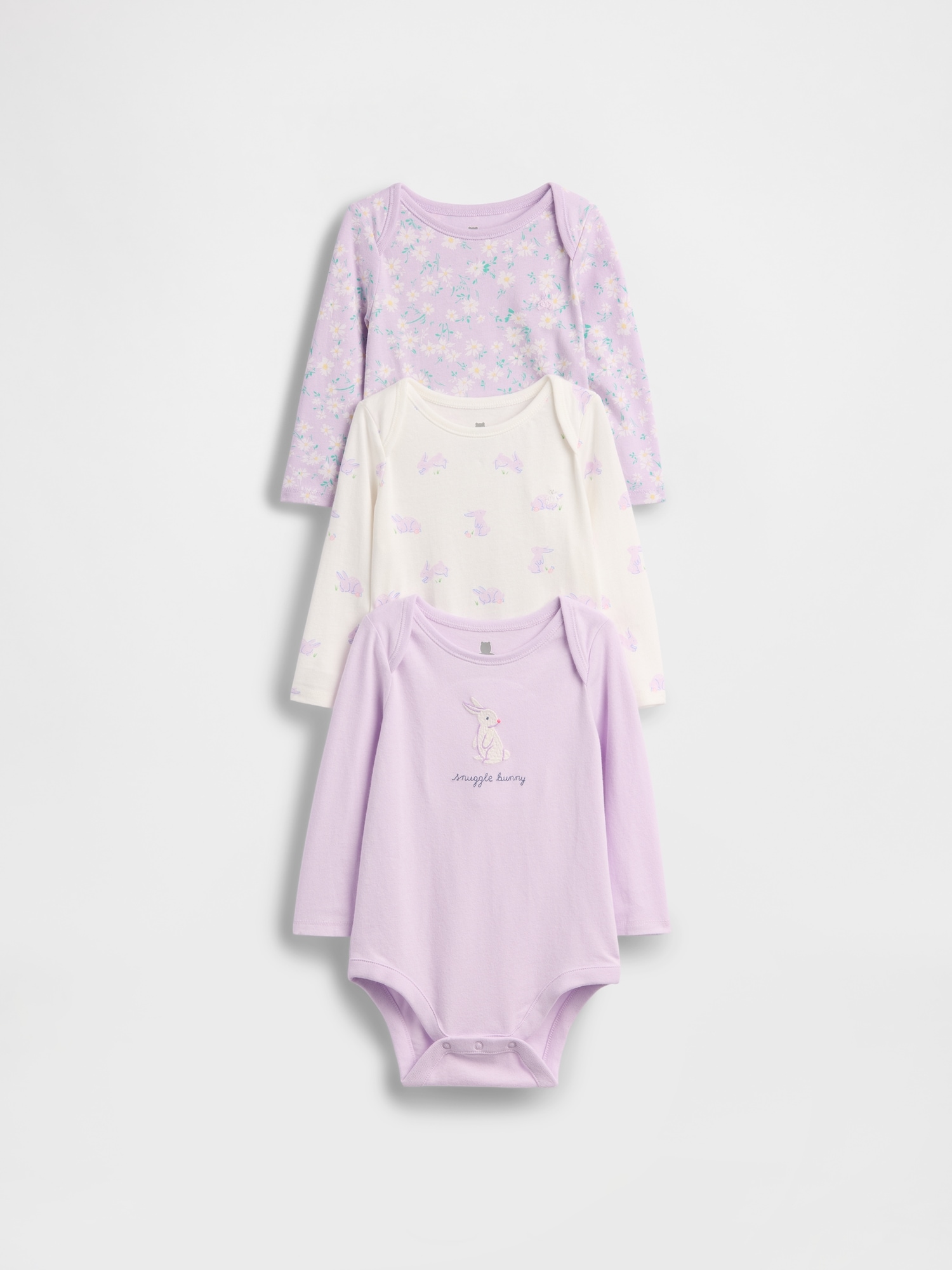 CACHE-COUCHE PREMIERS ESSENTIELS EN COTON BIOLOGIQUE POUR BÉBÉ (PAQUET DE 3)