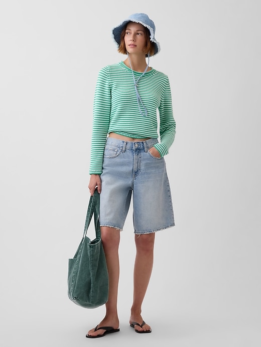 L'image numéro 2 présente Chapeau cloche à bord effiloché