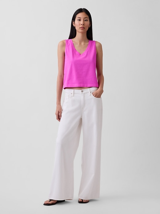 Image number 2 showing, Knit Crop Tank Top