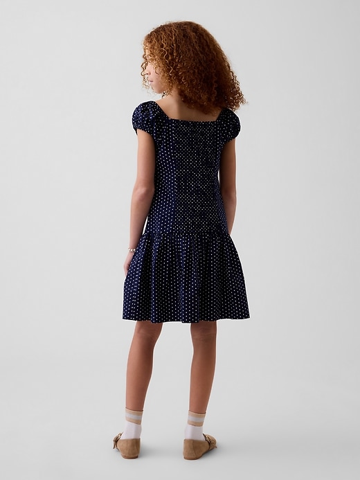 Image number 3 showing, Kids Polka Dot Drop-Waist Dress
