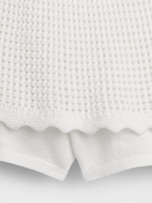 Image number 4 showing, Kids Tiered Crochet Skort