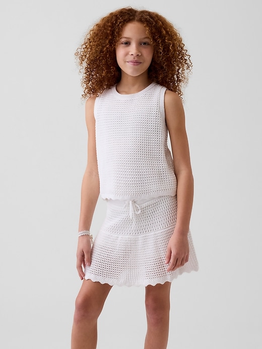 Image number 4 showing, Kids Crochet Tank Top
