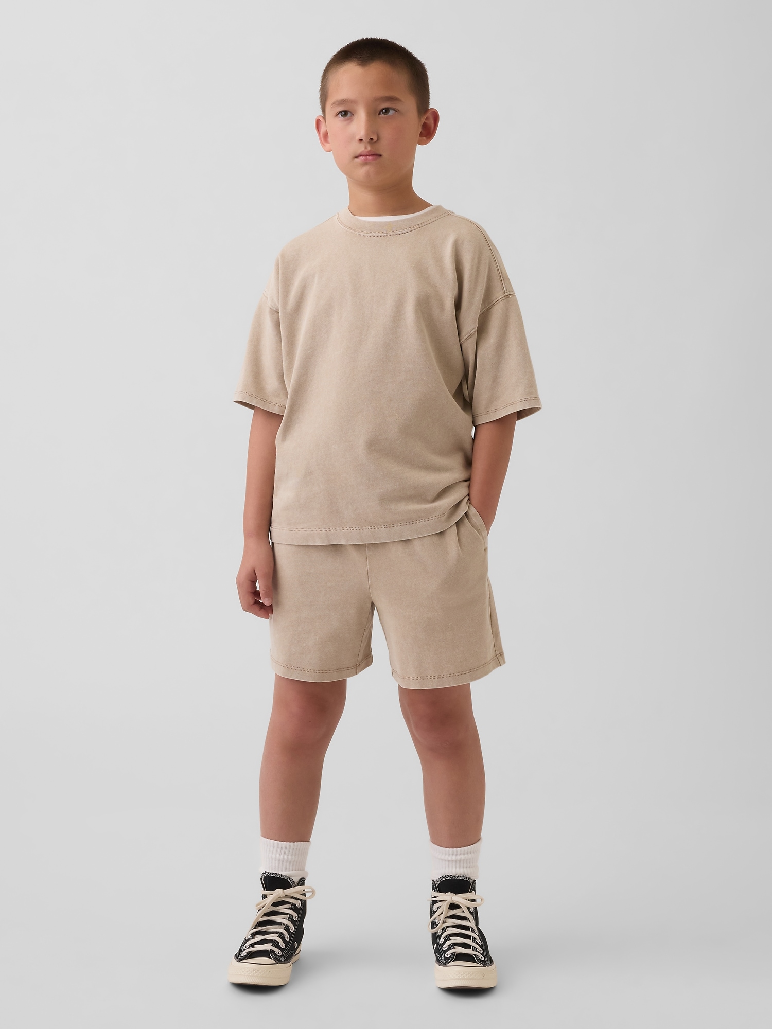 SHORT CONFORT EN COTON OUATÉ ÉPAIS