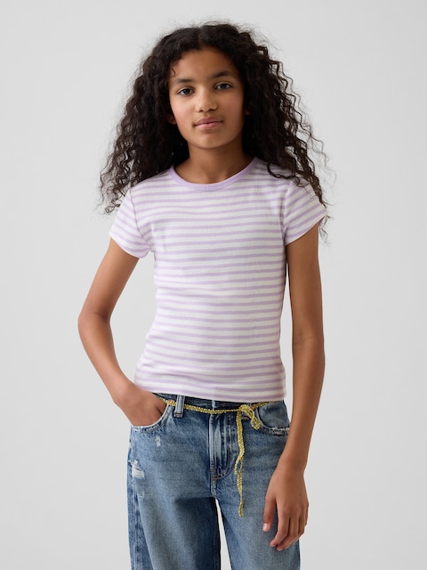 T-SHIRT CÔTELÉ POUR ENFANT