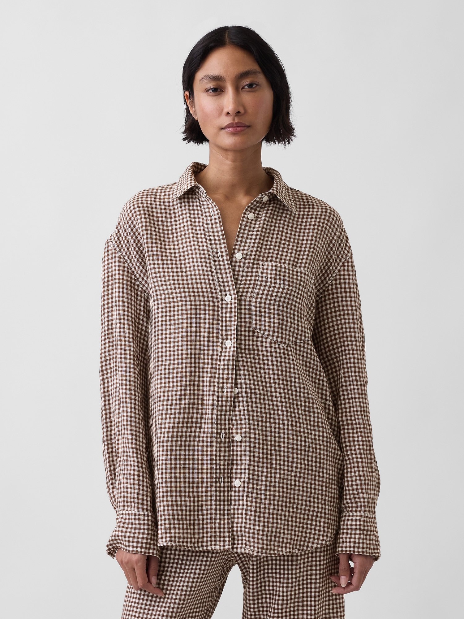 100% Linen Oversized Shirt
