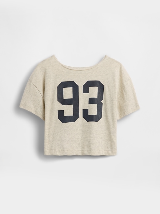 Image number 2 showing, Kids Oversized Wide-Neck T-Shirt