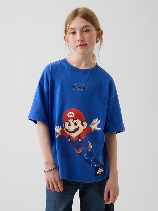 L'image numéro 2 présente T-shirt décontracté à imprimé Super Mario pour Enfant