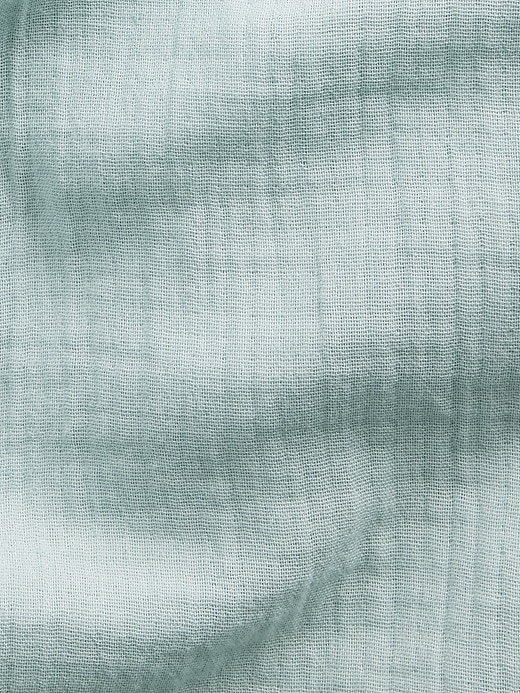 L'image numéro 6 présente Pantalon à jambe large en gaze de coton pour Enfant