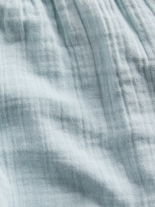 Image number 6 showing, Kids Cotton Gauze Butterfly-Hem Shorts