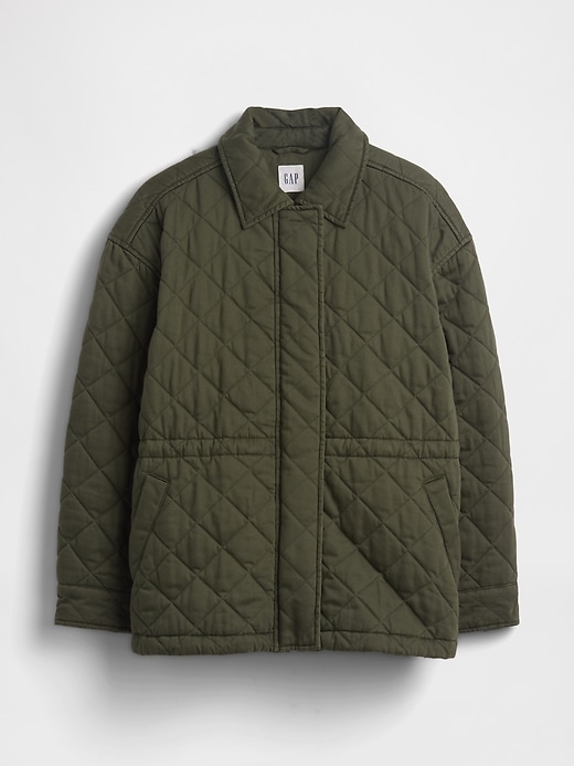 Image number 5 showing, Quilted Cinched Field Jacket