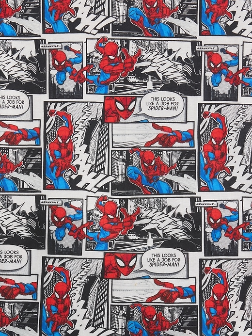 Image number 3 showing, Kids Spider-Man Organic Brushed Cotton PJ Short Set