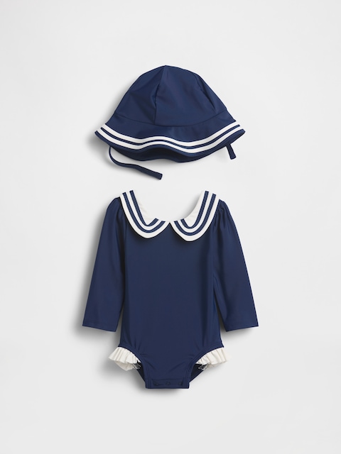 MAILLOT DE BAIN ANTI-UV DE STYLE MATELOT POUR BÉBÉ