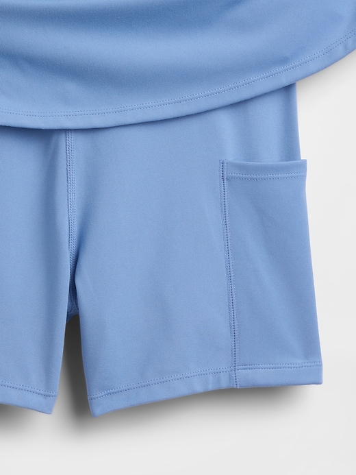 Image number 4 showing, Kids Cap-Sleeve Athletic Dress