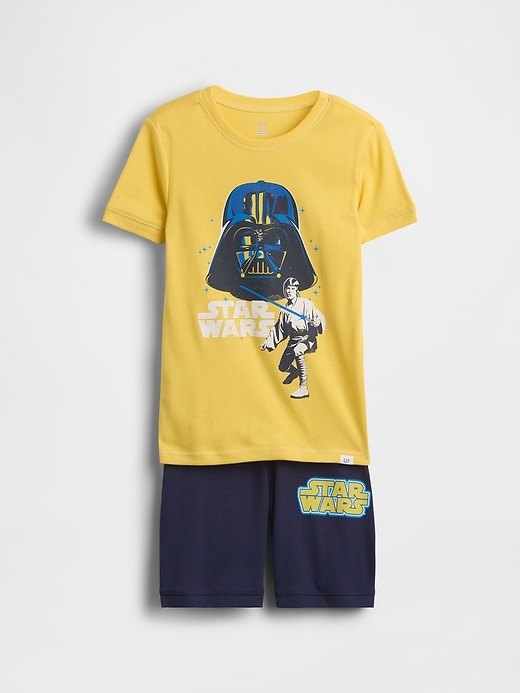 Image number 1 showing, Kids Star Wars Organic Brushed Cotton PJ Short Set