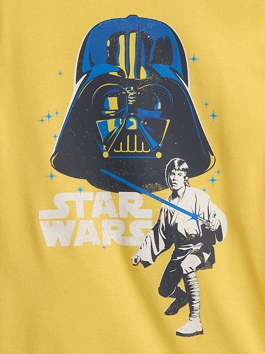 Image number 3 showing, Kids Star Wars Organic Brushed Cotton PJ Short Set