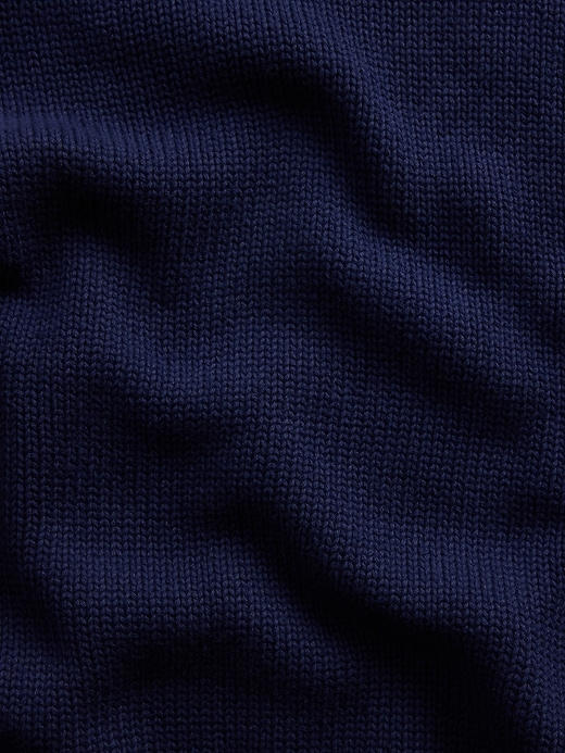 Image number 4 showing, 100% Cotton Oversized Crop Sweater