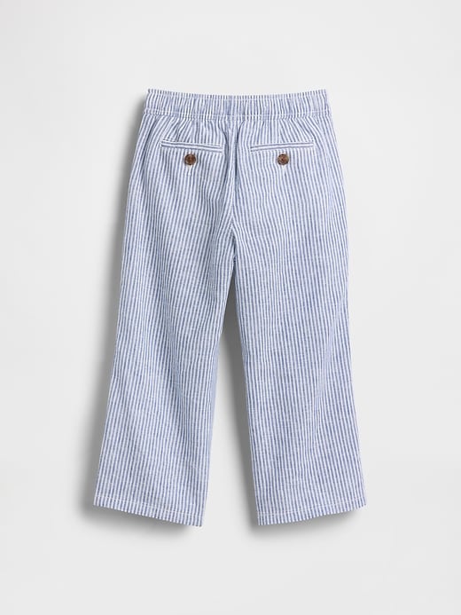 Image number 3 showing, Baby & Toddler Linen-Cotton Pull-On Pants