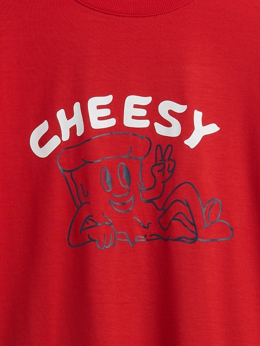 L'image numéro 3 présente Pyjama court surdimensionné en matière recyclée pour Enfant