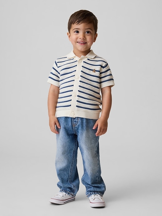 Image number 3 showing, Baby & Toddler Pull-On Baggy Jeans