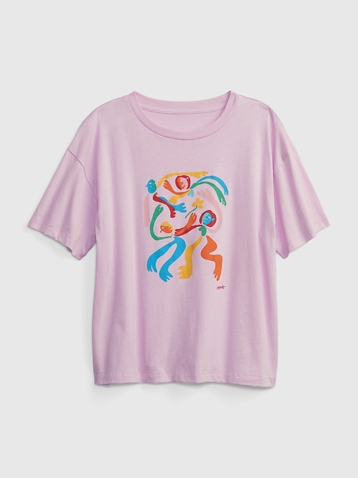 Image number 1 showing, Gap × Demit Omphroy Organic Cotton Graphic T-Shirt