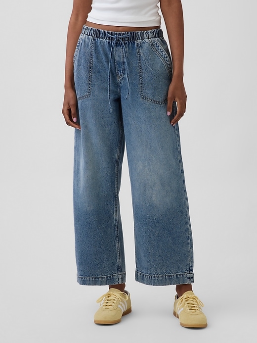 Image number 2 showing, Low Rise '90s Loose Easy Crop Jeans
