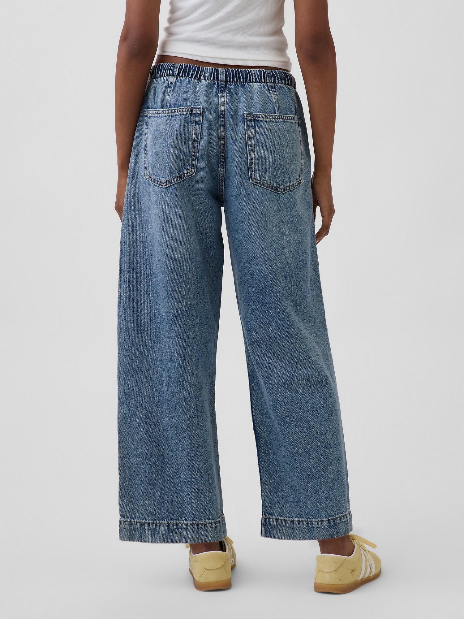 Low Rise '90s Loose Easy Crop Jeans