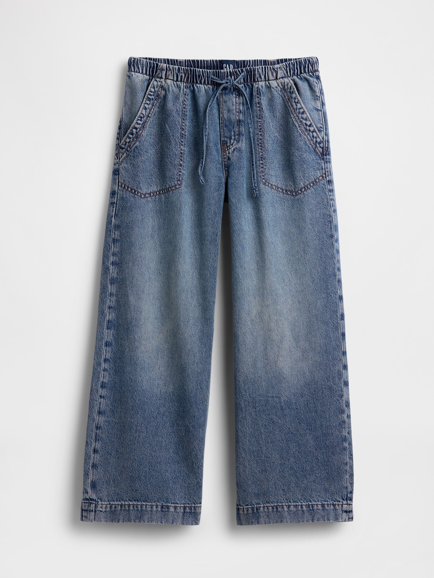Low Rise '90s Loose Easy Crop Jeans