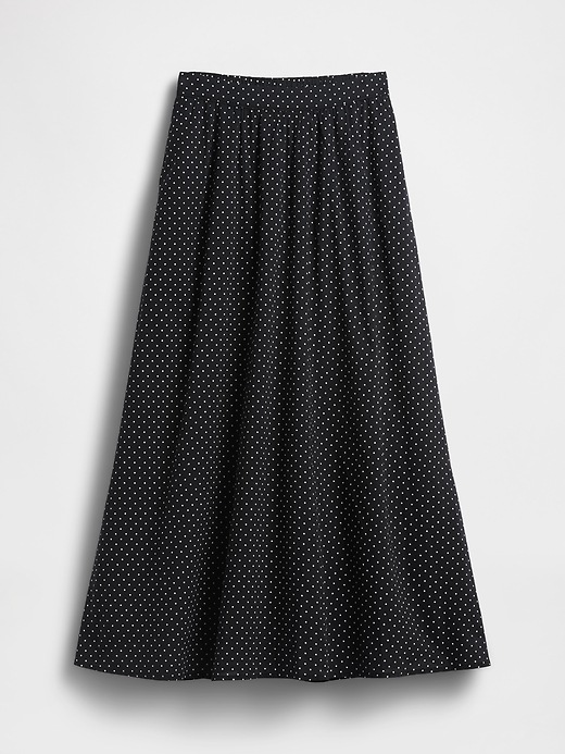 Image number 5 showing, Dotted Voile Maxi Skirt