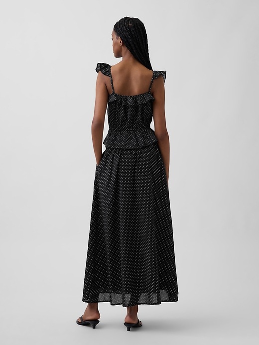 Image number 2 showing, Dotted Voile Maxi Skirt
