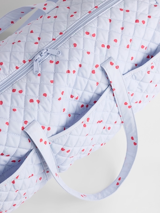 Image number 2 showing, Kids Quilted Weekender Bag