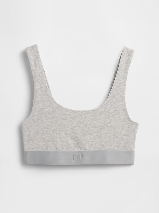 Image number 6 showing, Organic Stretch Cotton Gap Logo Bralette