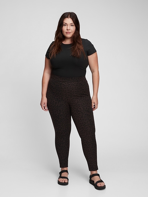 Image number 2 showing, High Rise Bi-Stretch Print Leggings