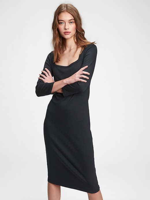 Image number 2 showing, Modern Squareneck Dress