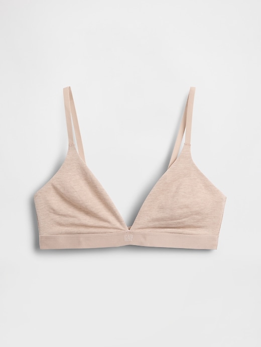 Image number 5 showing, Organic Stretch Cotton Triangle Bra