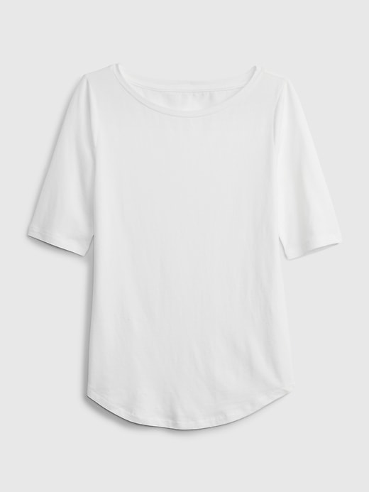 L'image numéro 1 présente T-shirt à col bateau