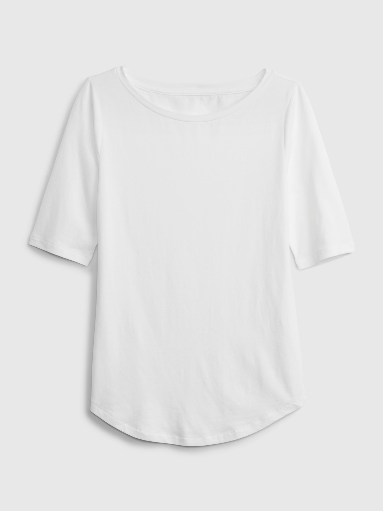 T-SHIRT À COL BATEAU