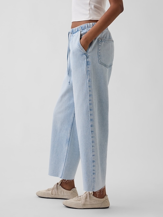 Image number 3 showing, Low Rise Easy '90s Loose Crop Jeans