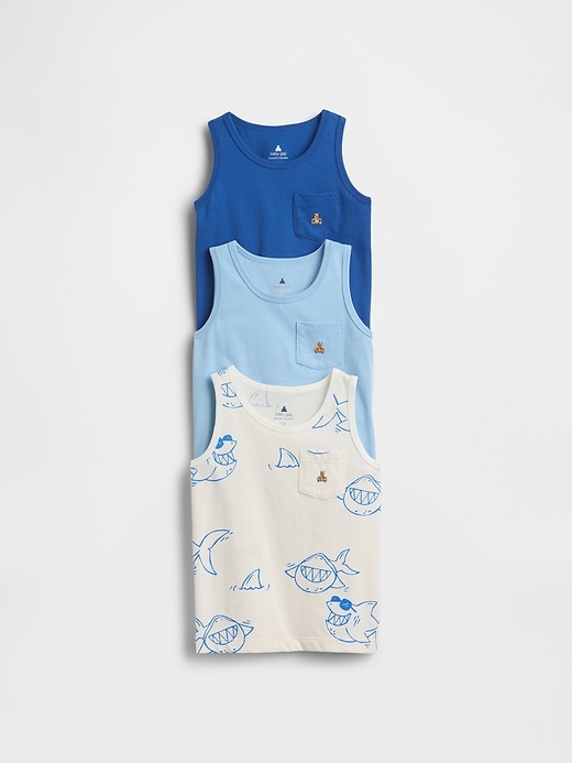 Image number 1 showing, Baby & Toddler Mix & Match Pocket Tank Top (3-Pack)