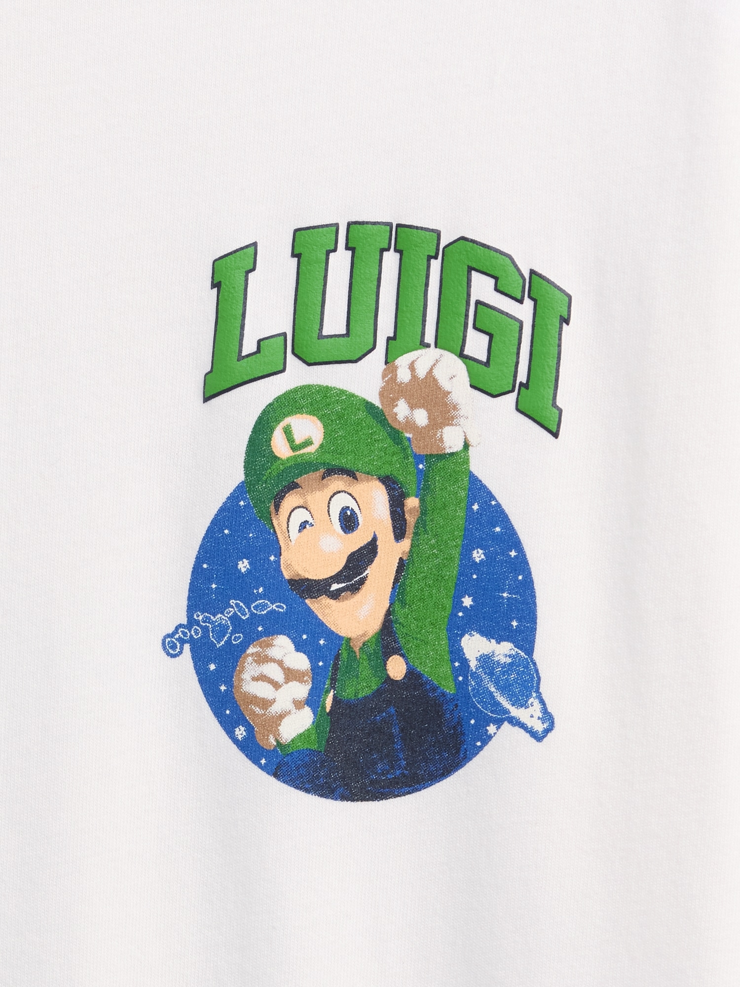 T-shirt décontracté à imprimé Super Mario pour Enfant