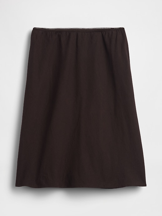 Image number 5 showing, Linen-Blend Bias-Cut Skirt