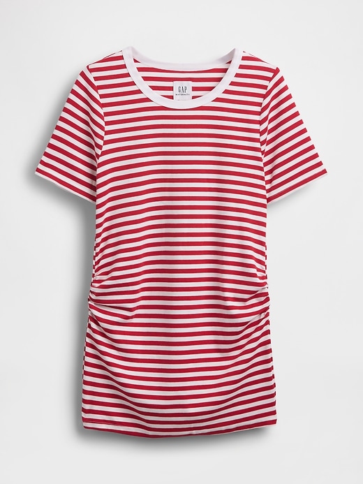 L'image numéro 1 présente T-shirt ras du cou moderne de maternité