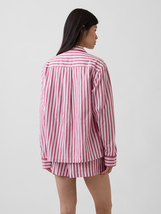 Image number 3 showing, Poplin PJ Shirt