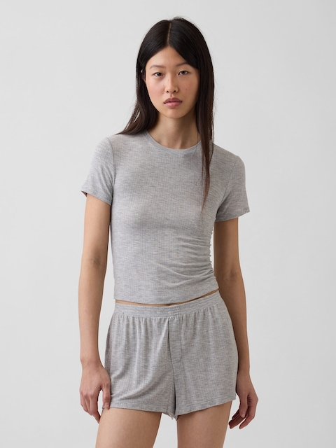 SoftMade Modal Rib PJ T-Shirt