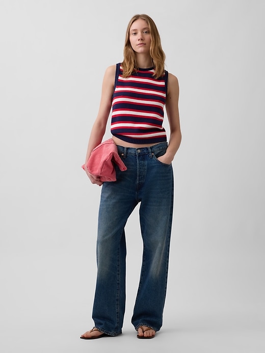 L'image numéro 2 présente Gilet en tricot 100 % coton