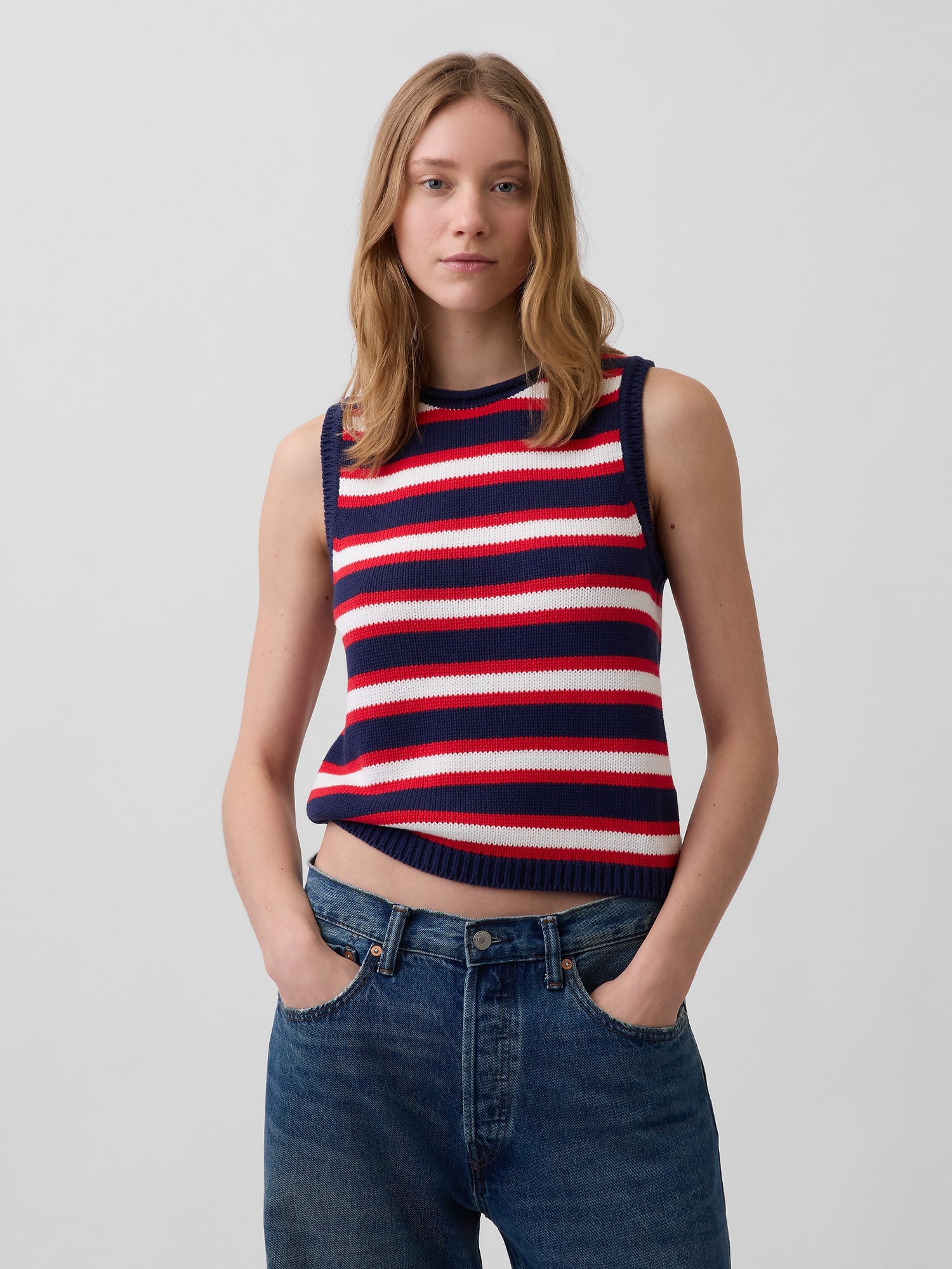 100% Cotton Sweater Vest