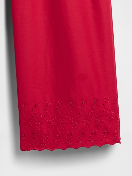 L'image numéro 5 présente Pantalon brodé de pyjama